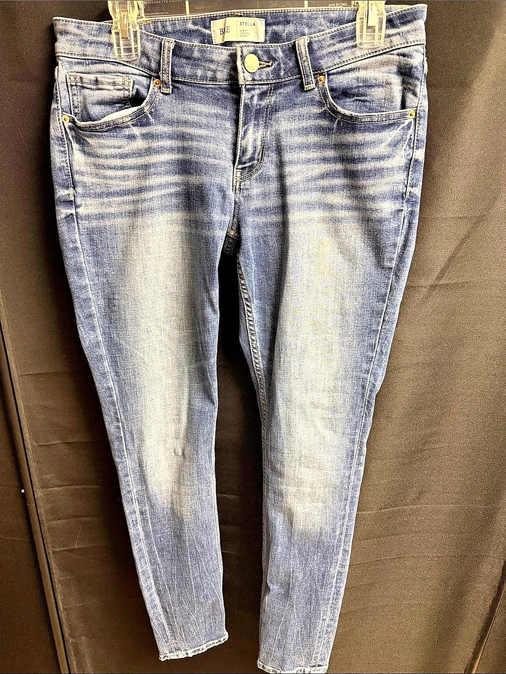 BKE Stella low rise Skinny Jeans in Blue Waist 30